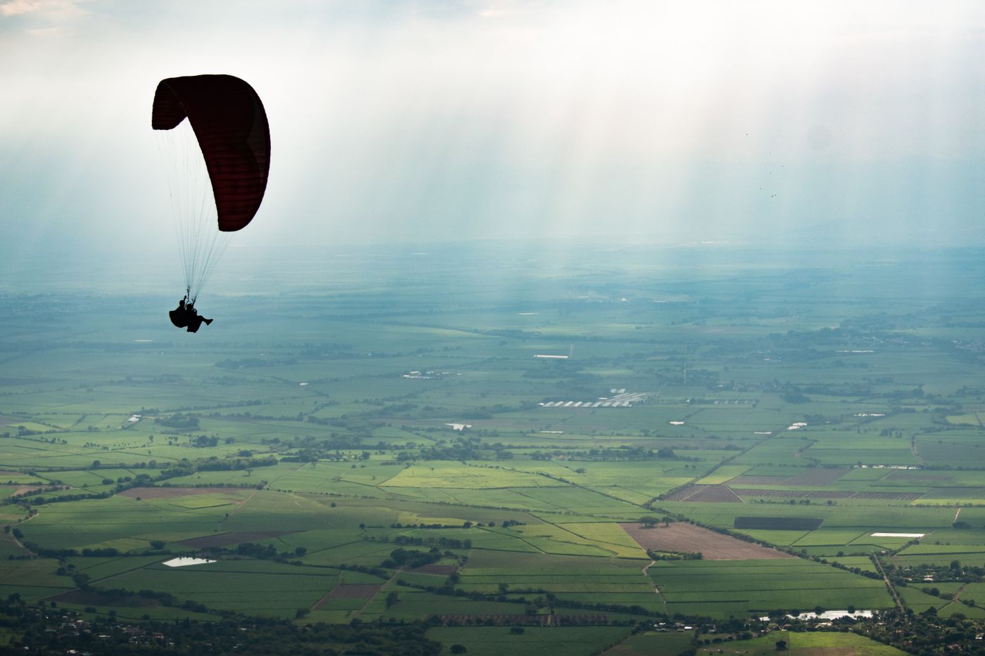 Paragliding over Pokhara